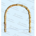 fashion round bamboo handle for handbag hardware fitting